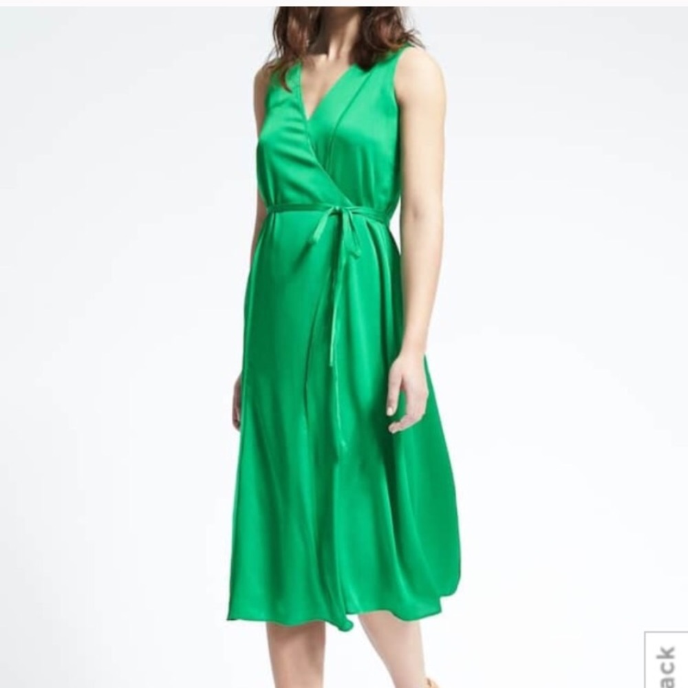 Green Wrap Dress